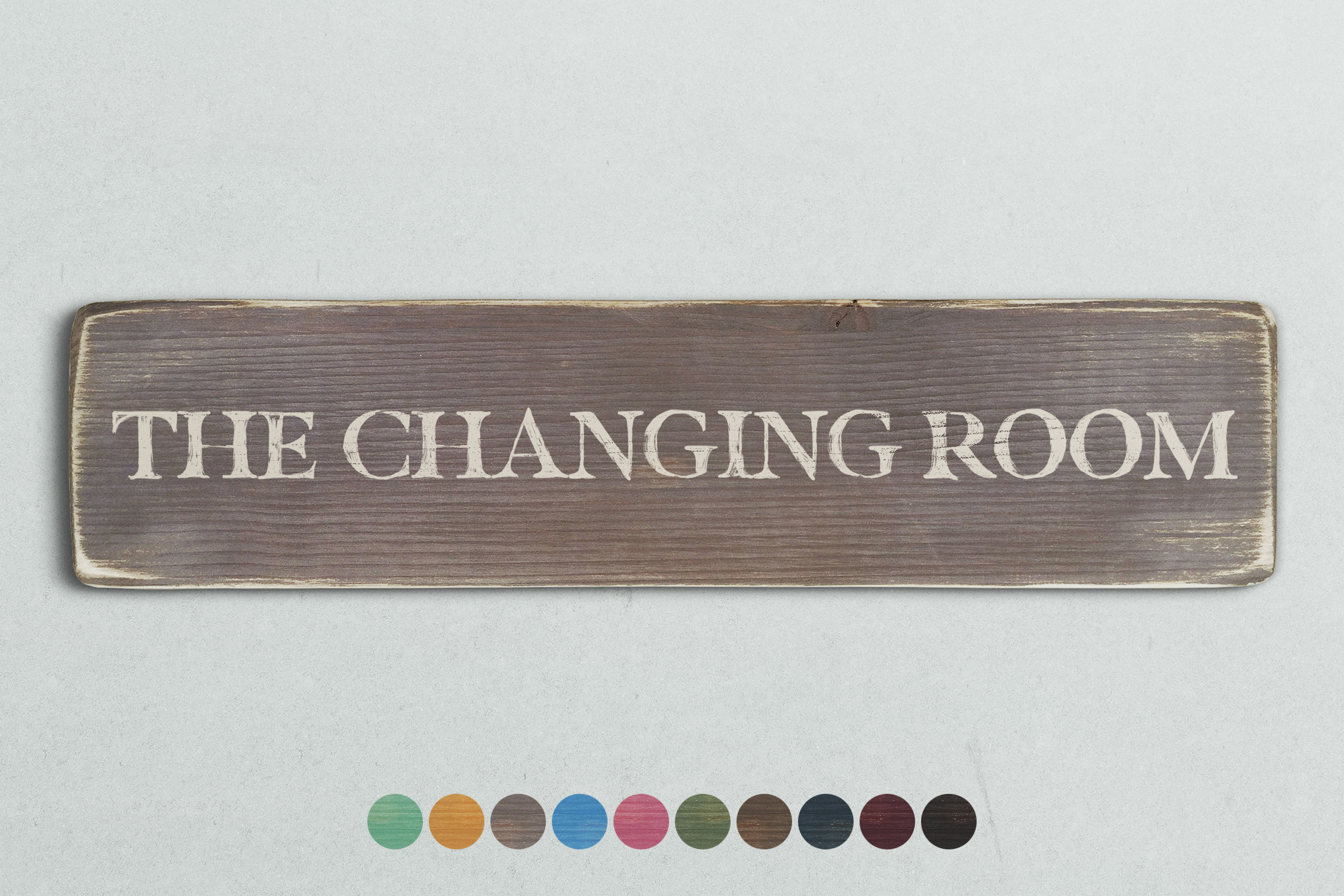 CHANGING ROOM Vintage Style Wooden Sign Shabby Chic Retro Home Gift